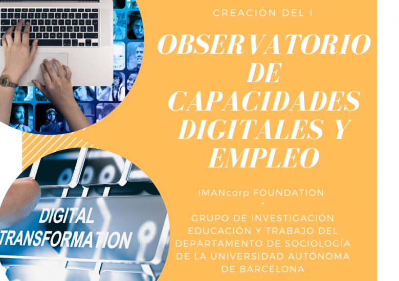 IMANcorp FOUNDATION y la Universidad Autònoma de Barcelona crean el I Observatorio de Capacidades Digitales y empleo